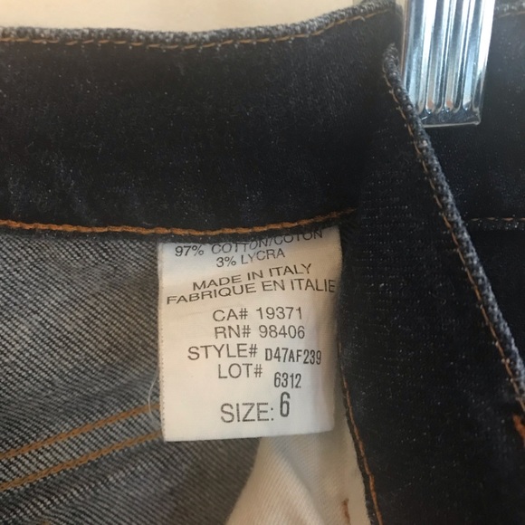 Theory Medium Wash Boot Cut Jeans - Picture 4 of 7